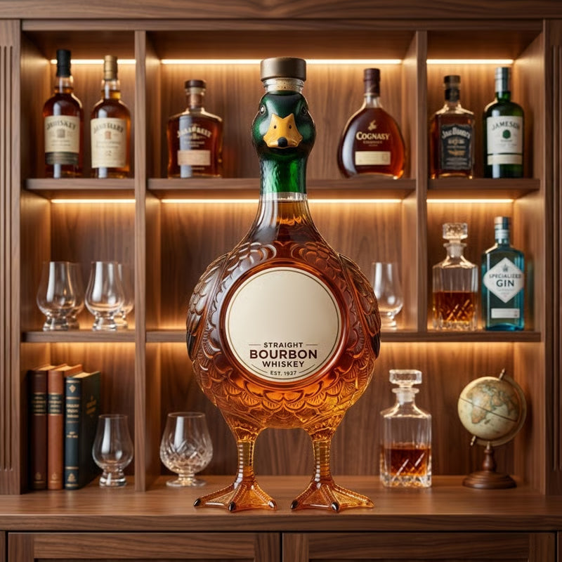 🔥Most Popular in 2026🔥Duck 3D Mallard Bourbon Bottle