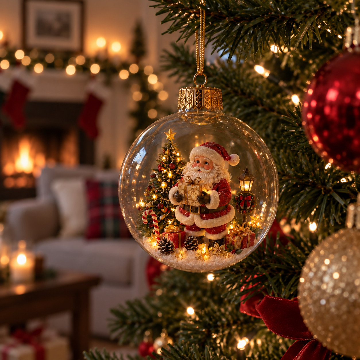 🎄Glowing Christmas Diorama Ornament🎄