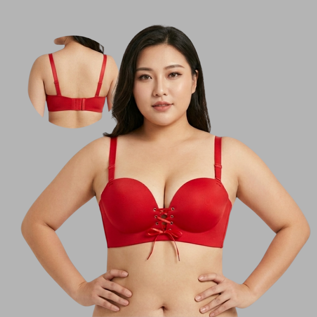 Half-Cup Wireless Push-Up Bra