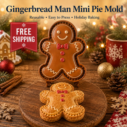 🎄Christmas Pie Mold Collection – 9 Reusable Embossed Holiday Designs