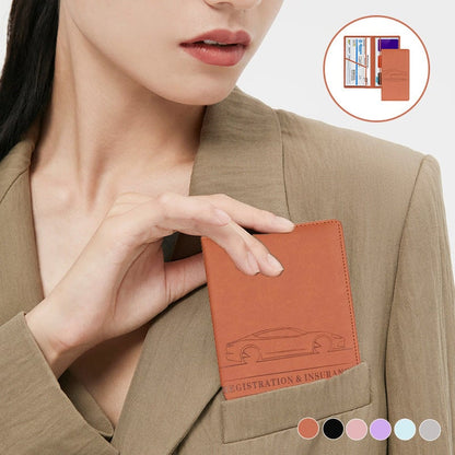 🔥LAST DAY 50% OFF🚘Car Registration & Insurance Card Holder