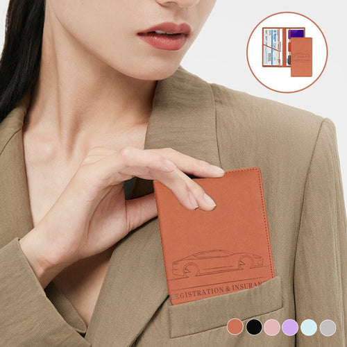 🔥LAST DAY 50% OFF🚘Car Registration & Insurance Card Holder