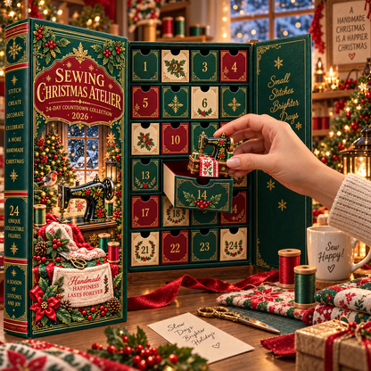 🎄2026 Christmas Sewing Room – 24 Tiny Treasures for Makers