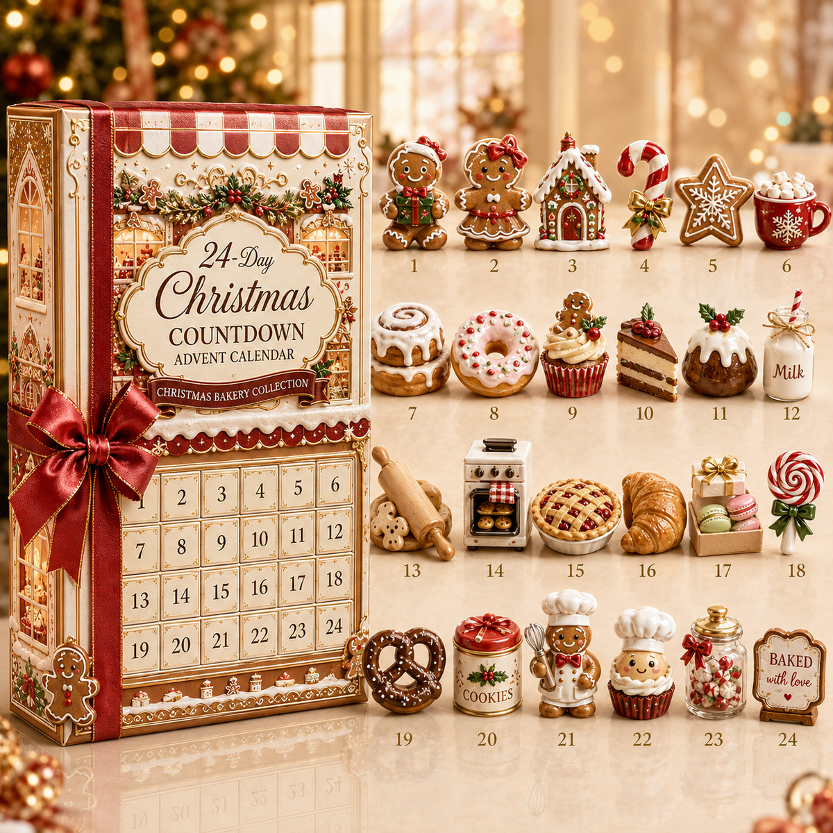 ✨24-Day Christmas Countdown Advent Calendar – Christmas Baking Collection