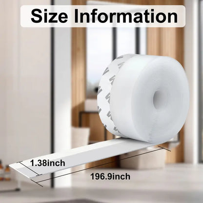 🔥16.4Ft Door Weather Stripping | Adhesive Draft Stopper Seal Strip for Doors, Windows & Shower Doors