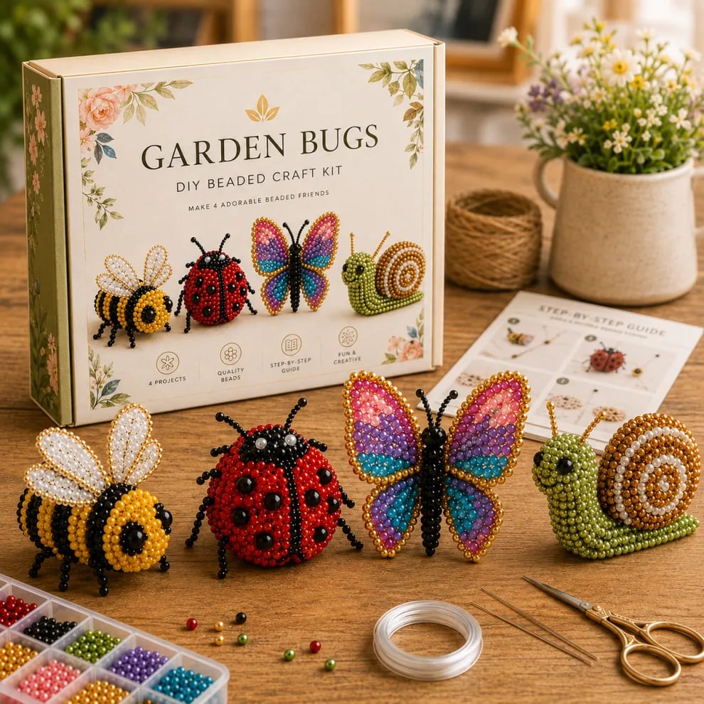 🔥Most Popular in 2026🔥🧵✨Petite 3D Beaded Animal Craft Kit