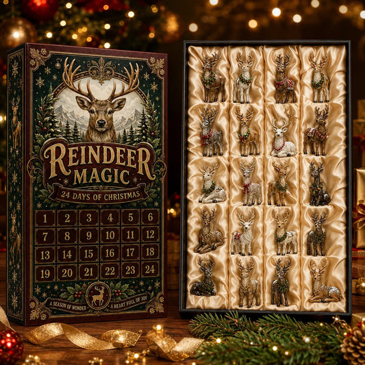 🦌 Unleash Alpine Enchantment: 24 Days Reindeer Magic Ornament Advent Calendar 2026
