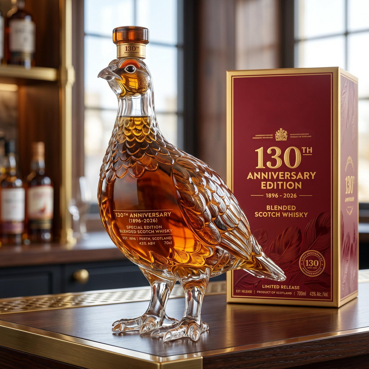 🔥Most Popular in 2026🔥The 130th Anniversary Edition Blended Scotch Whisky Bottle