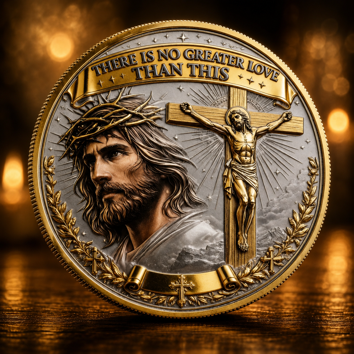 ✝️“No Greater Love” Resurrection Commemorative Coin