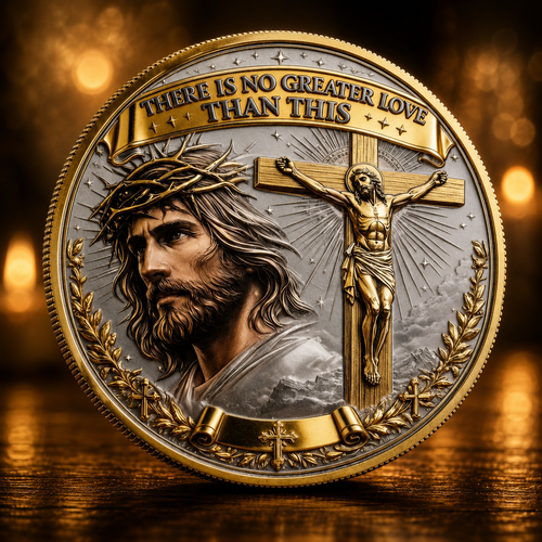 ✝️“No Greater Love” Resurrection Commemorative Coin