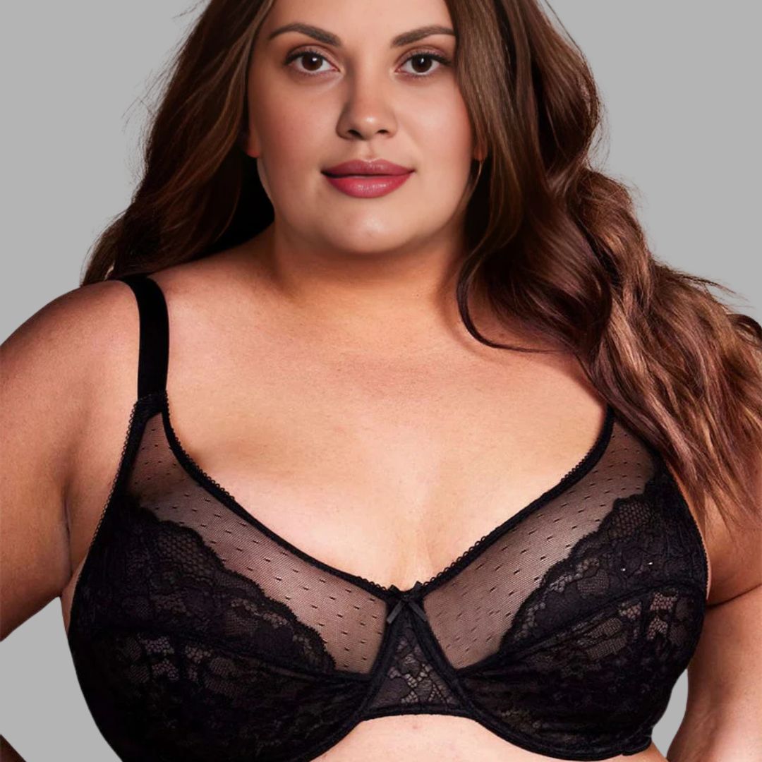 Elegant Lace Support Bra