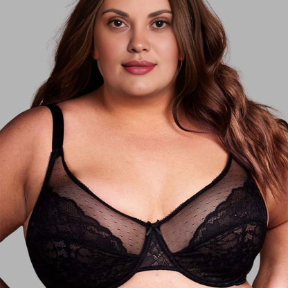 Elegant Lace Support Bra