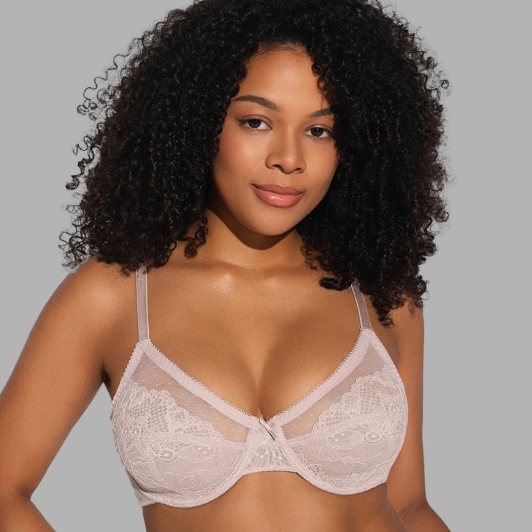 Elegant Lace Support Bra