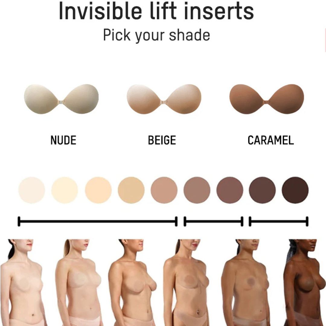 Invisible Lift Adhesive Push-Up Bra (2-Pack)