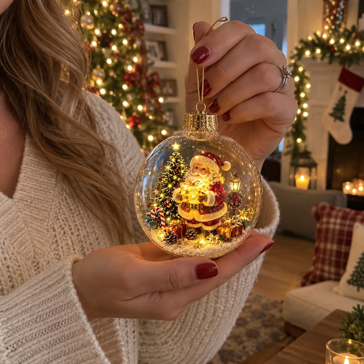 🎄Glowing Christmas Diorama Ornament🎄