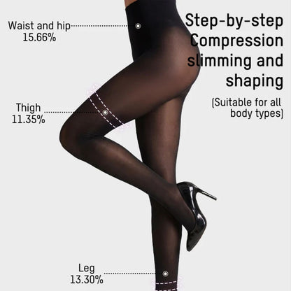 Sheer Sculpt Control Top Pantyhose