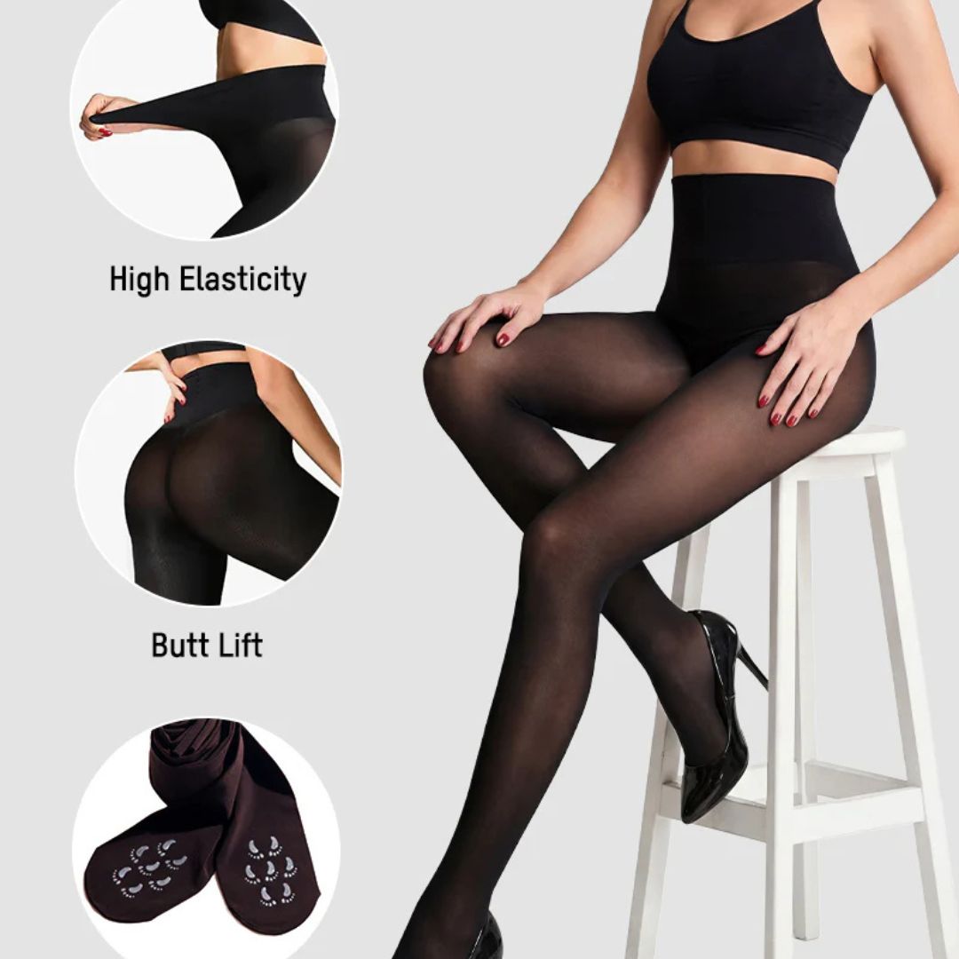 Sheer Sculpt Control Top Pantyhose