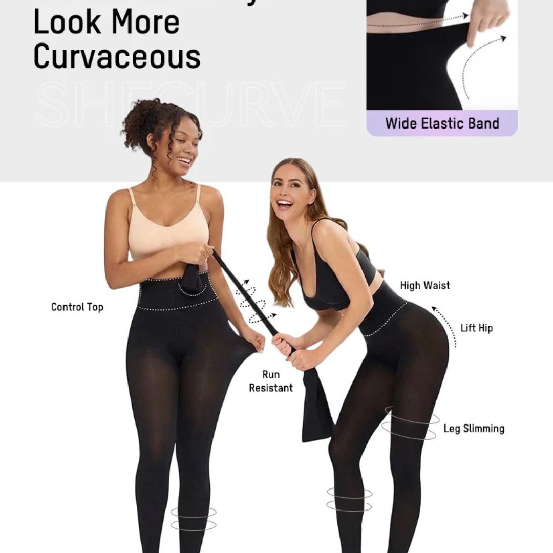 Sheer Sculpt Control Top Pantyhose