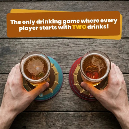 🧙‍♂️ Wizards Tavern Drinking Card Game 🍻 Fantasy Party Game with Spells & Dice | 2–8 Players, 170 Cards, Chaos Fun for Adults 21+