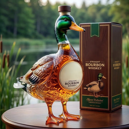 🔥Most Popular in 2026🔥Duck 3D Mallard Bourbon Bottle