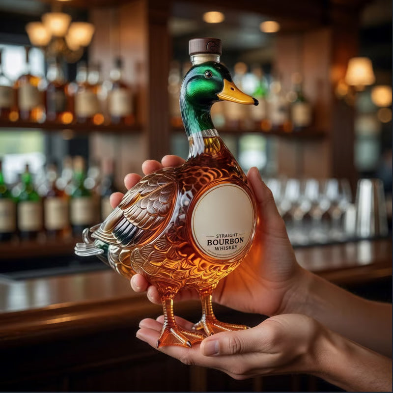 🔥Most Popular in 2026🔥Duck 3D Mallard Bourbon Bottle