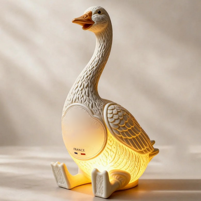 🔥Most Popular in 2026🔥🪿White Goose Night Light – Cozy Goose Decor Lamp for Bedroom & Home