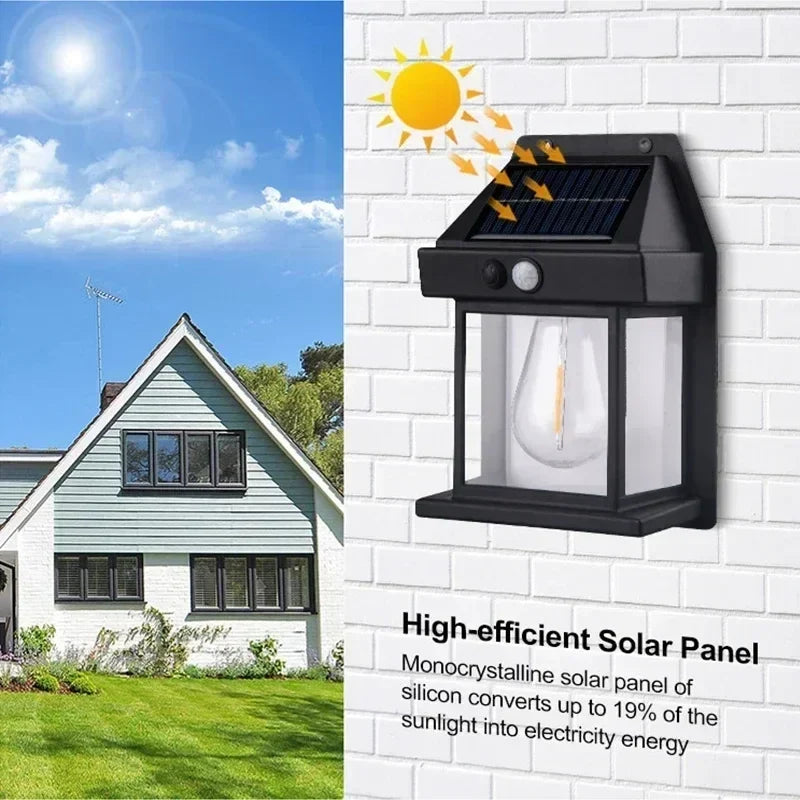 Solar panel charging during the day