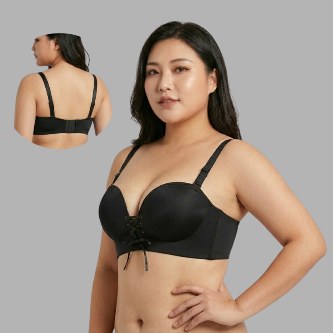 Half-Cup Wireless Push-Up Bra