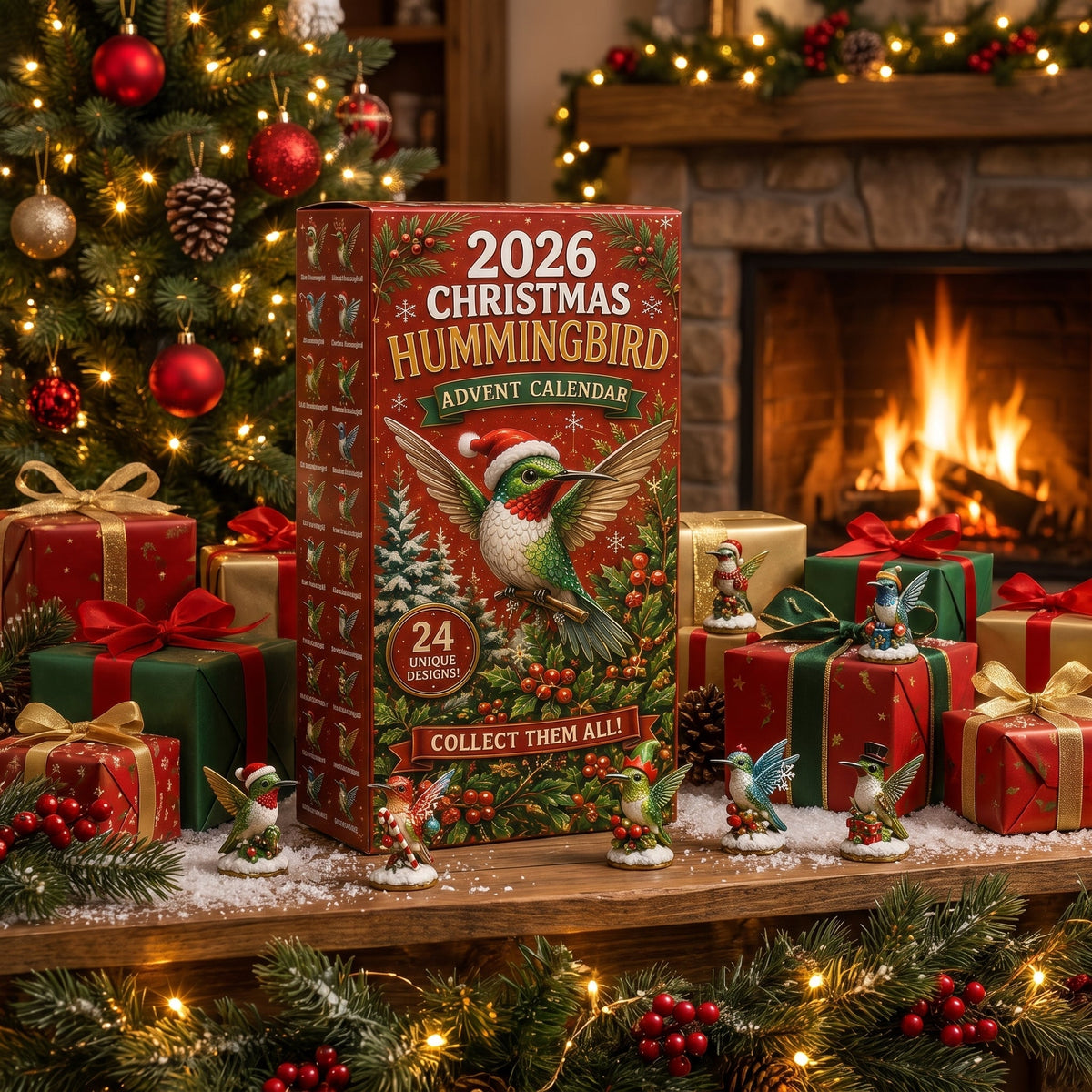 🐦2026 Christmas Hummingbird Advent Calendar – Every Day Brings New Surprises 🎄✨