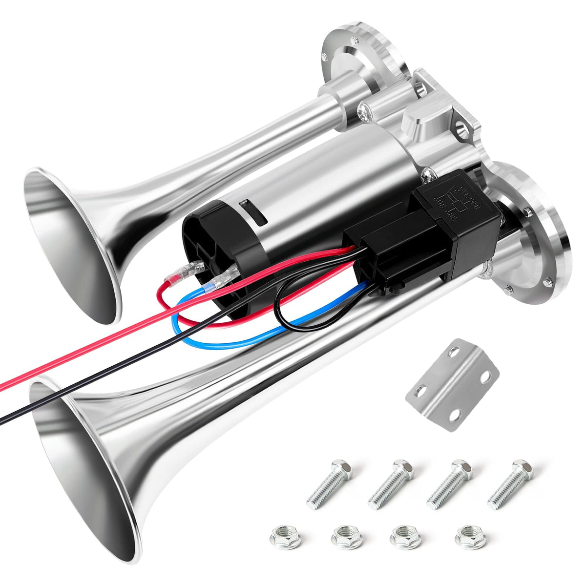 💯🔥150DB Air Train Horn Kit with Compressor