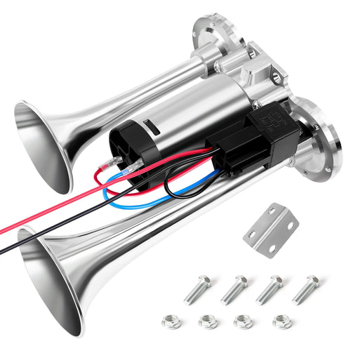 💯🔥150DB Air Train Horn Kit with Compressor