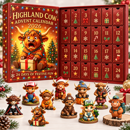 🎄🐮Highland Cow Advent Calendar 2026
