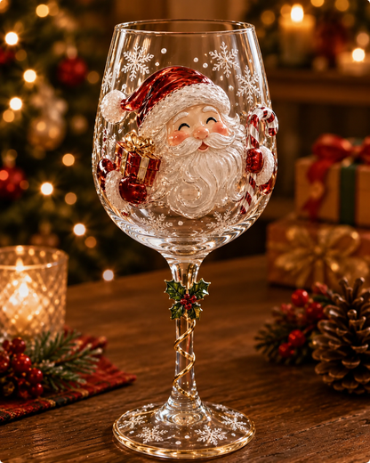 🎁Christmas Wine Glass Collection Gift Box Set✨& Free Shipping
