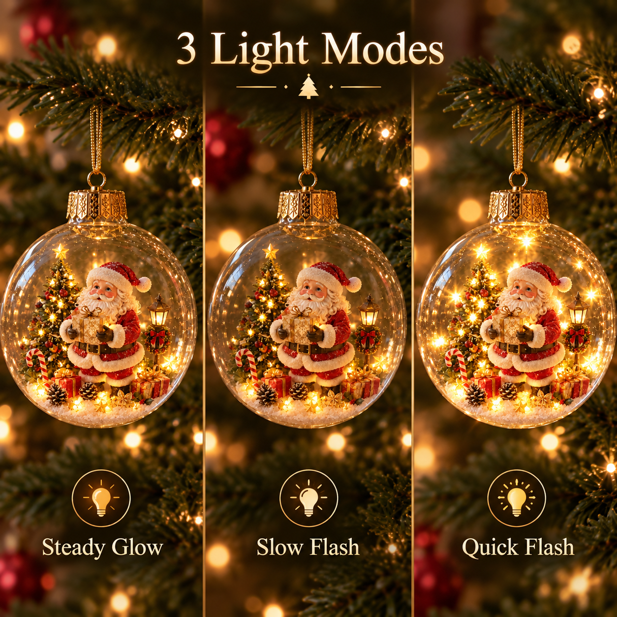 🎄Glowing Christmas Diorama Ornament🎄