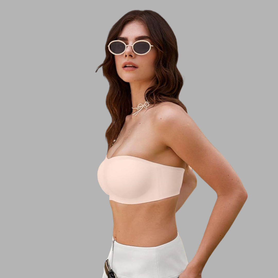 Seamless Strapless Push-Up Bra