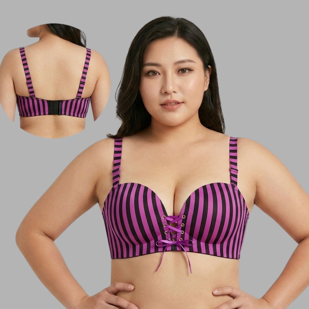 Half-Cup Wireless Push-Up Bra