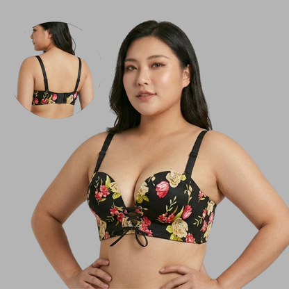 Half-Cup Wireless Push-Up Bra