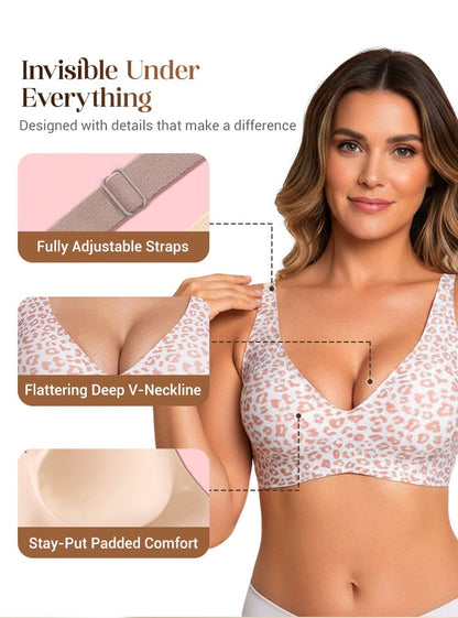 💖LAST DAY Limited Sale💕Womens Comfortable Push Up Wireless Bras