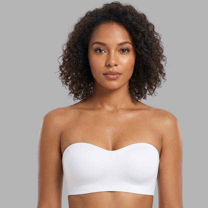 Seamless Strapless Push-Up Bandeau Bra