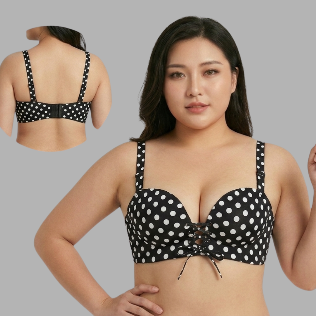 Half-Cup Wireless Push-Up Bra