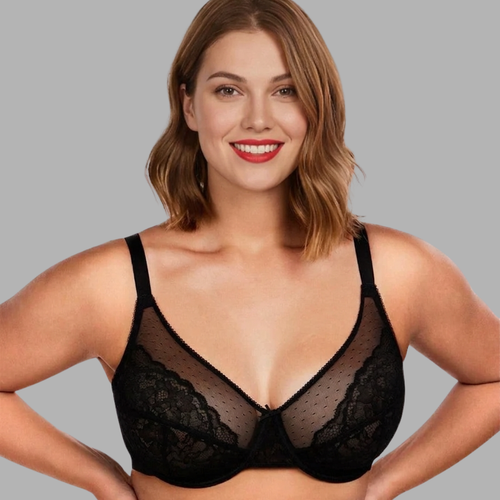 Elegant Lace Support Bra