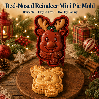 🎄Christmas Pie Mold Collection – 9 Reusable Embossed Holiday Designs