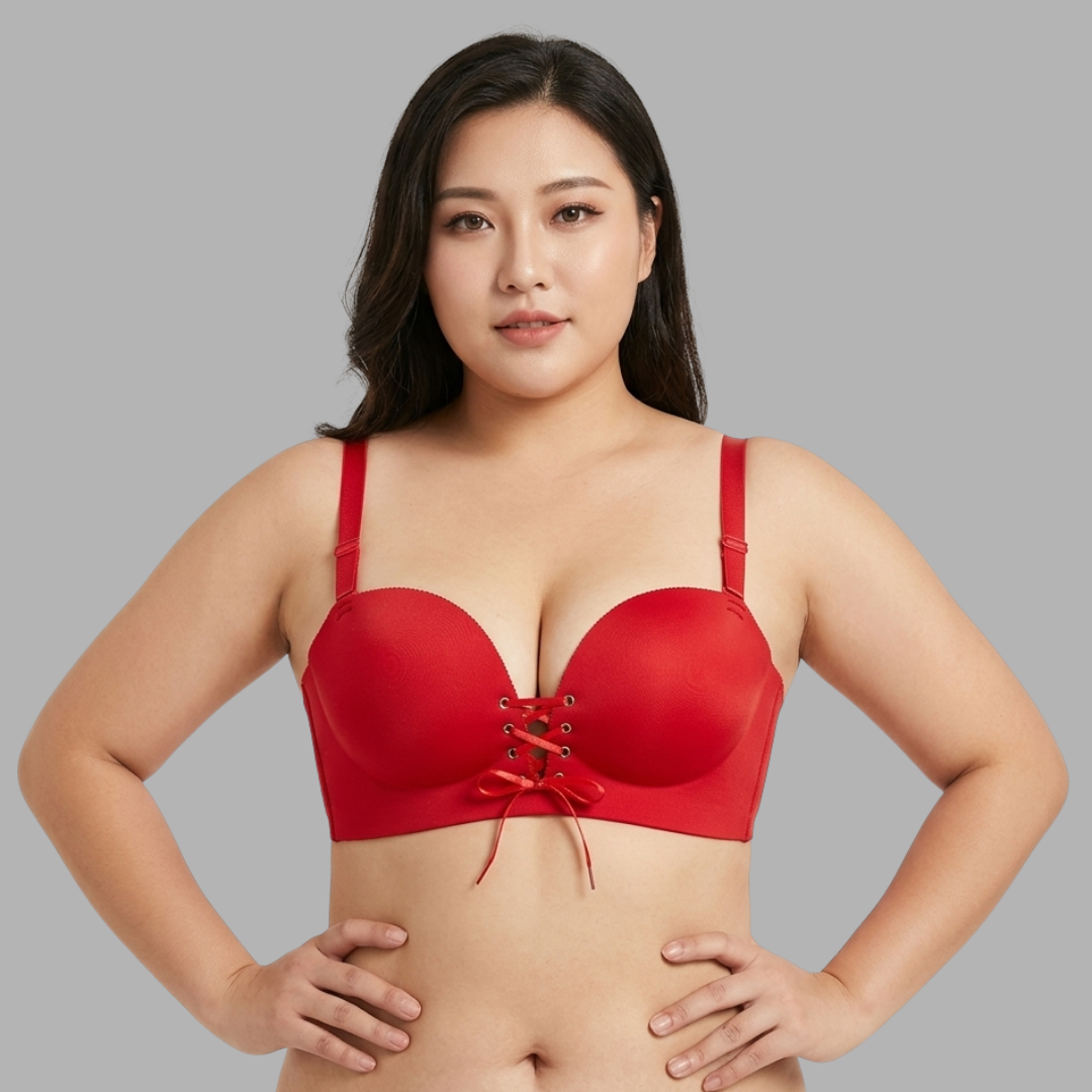 Half-Cup Wireless Push-Up Bra