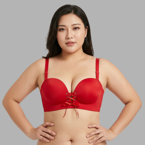 Half-Cup Wireless Push-Up Bra