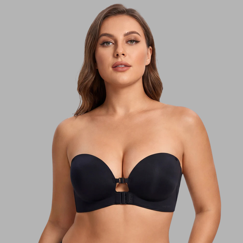 Convertible Front-Closure Push-Up Bra