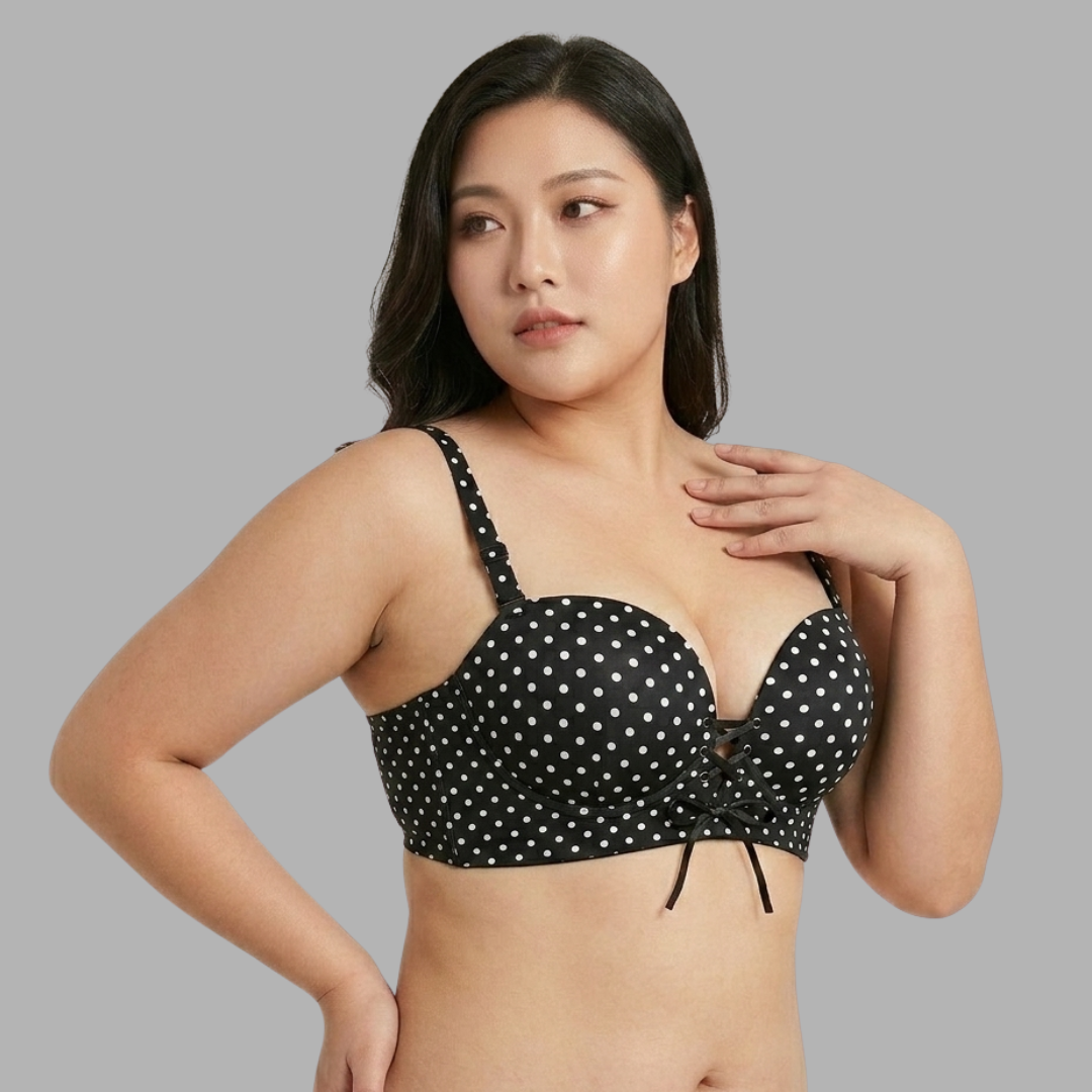 Half-Cup Wireless Push-Up Bra