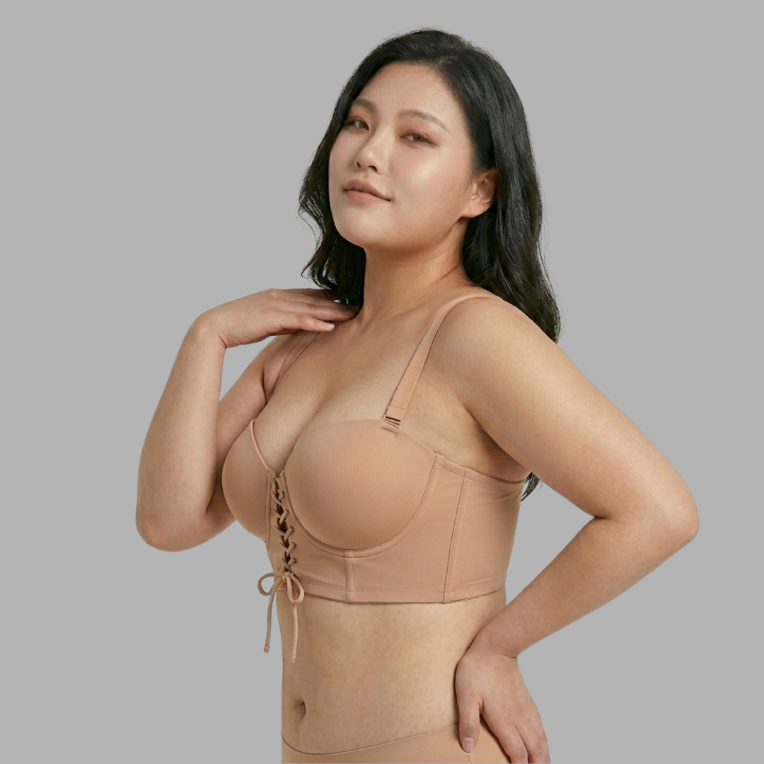 Half-Cup Wireless Push-Up Bra