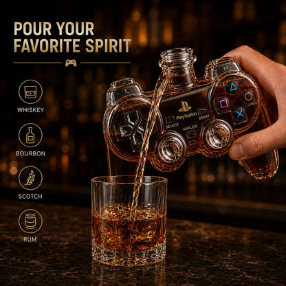 🔥Most Popular in 2026🔥🎮 Retro Gaming Controller Whiskey Decanter – A Legendary Pour for Game Night 🥃