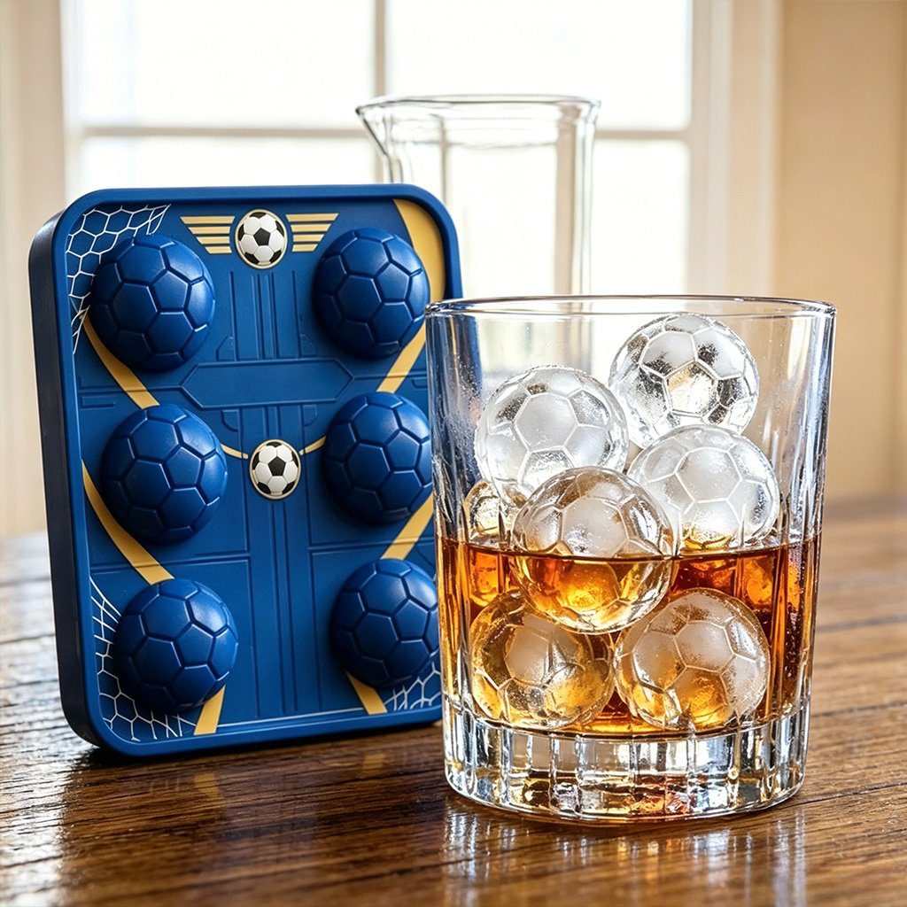 🔥Last Day 49% OFF - ⚽🍻Soccer Ice Ball Mold Set❄️