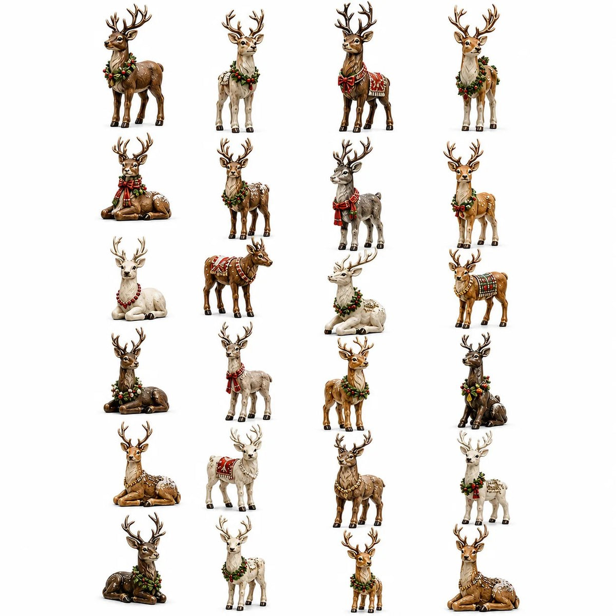 🦌 Unleash Alpine Enchantment: 24 Days Reindeer Magic Ornament Advent Calendar 2026